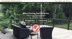 Desktop Screenshot of amcofencing.com